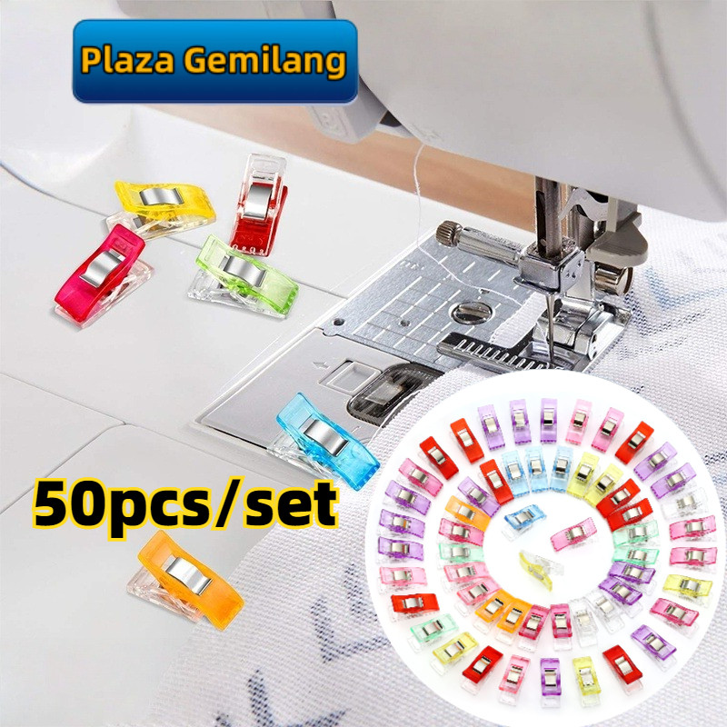 50Pcs Penjepit Kain Jahitan Klip Penjepit Jahitan Kain Untuk Kerajinan Jahit