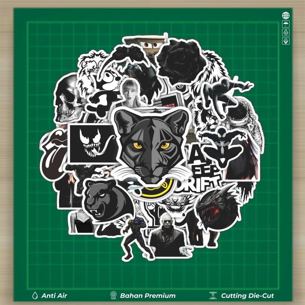 

HOT 50 PCS STIKER Stiker Neo Dark Konsep Stiker Fashion Cars Decal Dingin Kartu Album Custom Vinyl Anti Air- Sticker Aesthetic Buku Journal Koper Casing HP Tablet Laptop Helm Motor Botol Minum
