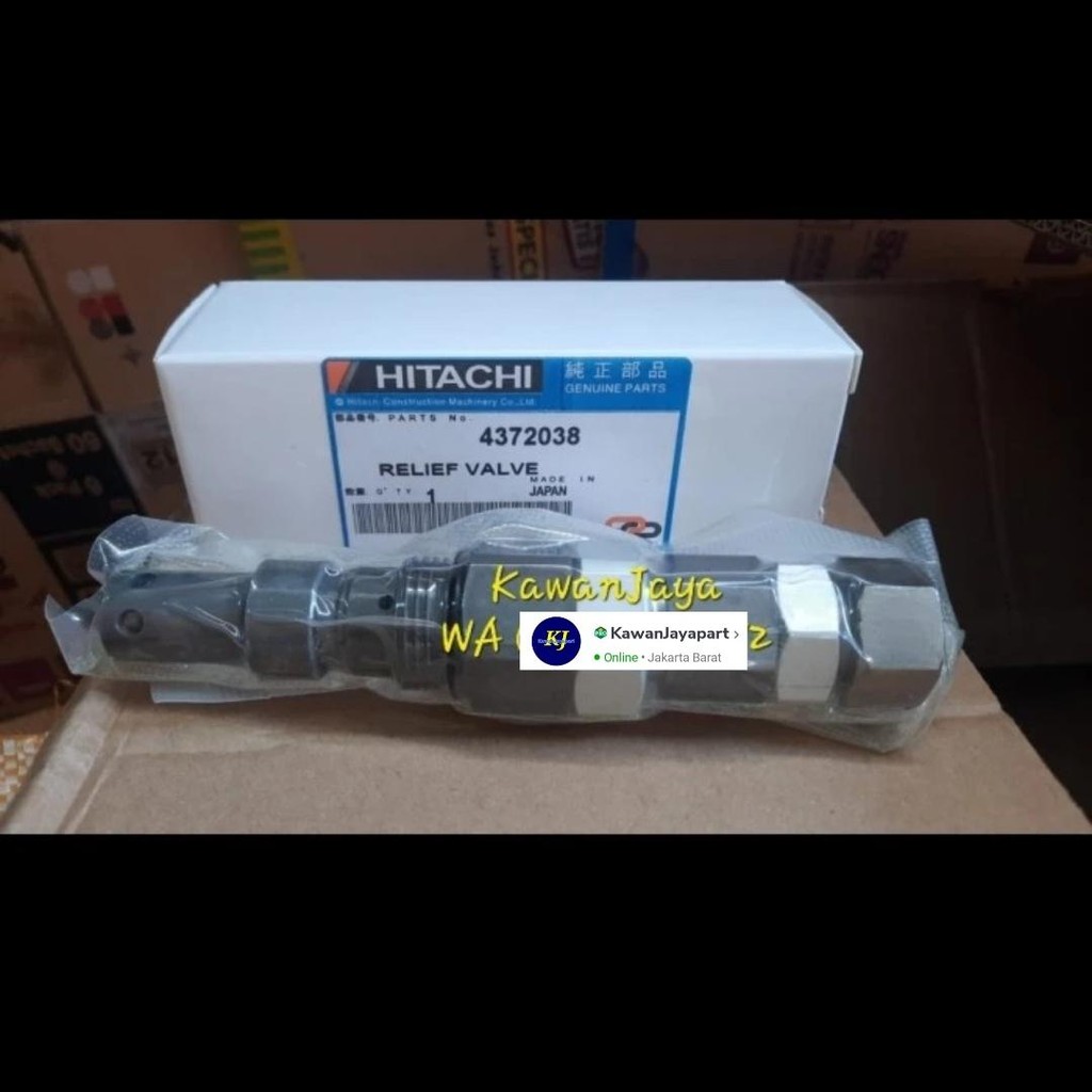 Relief Valve Hitachi Zaxis200 Zaxis210, 4372038