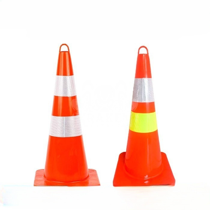 Traffic Cone / Safety Traffic Cone 70 cm / Traffic Cone Rubber 70cm / Kerucut Lalu Lintas