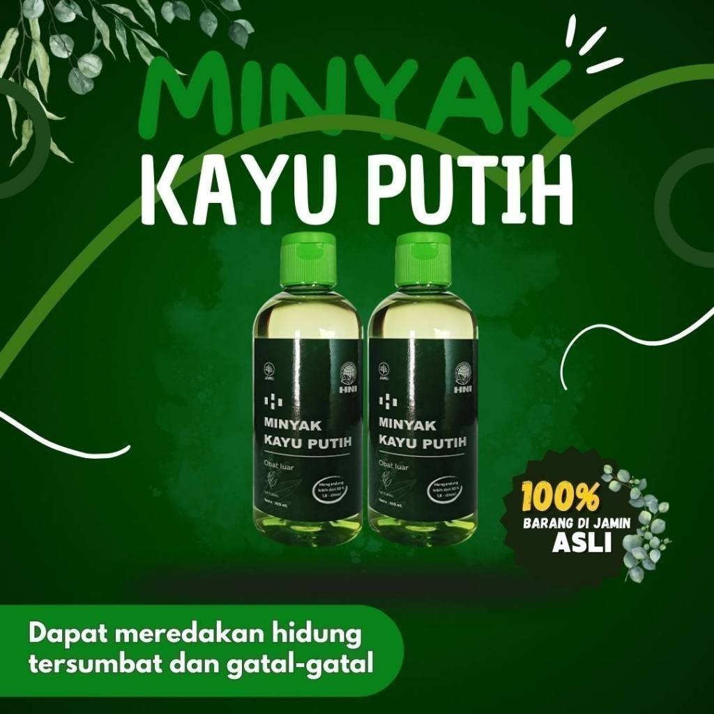 

TERMURAH HNI HPAI - Minyak Kayu Putih - Membantu melegakan hidung tersumbat