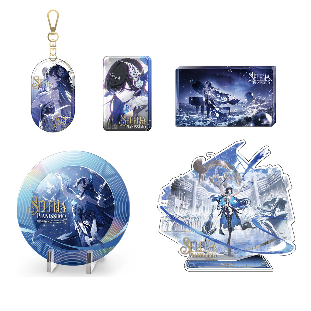 

Sunsyea PUNISHING: GRAY RAVEN Official Merch Selena Series Badge Acrylic Stand Ornament Pendant Keychain