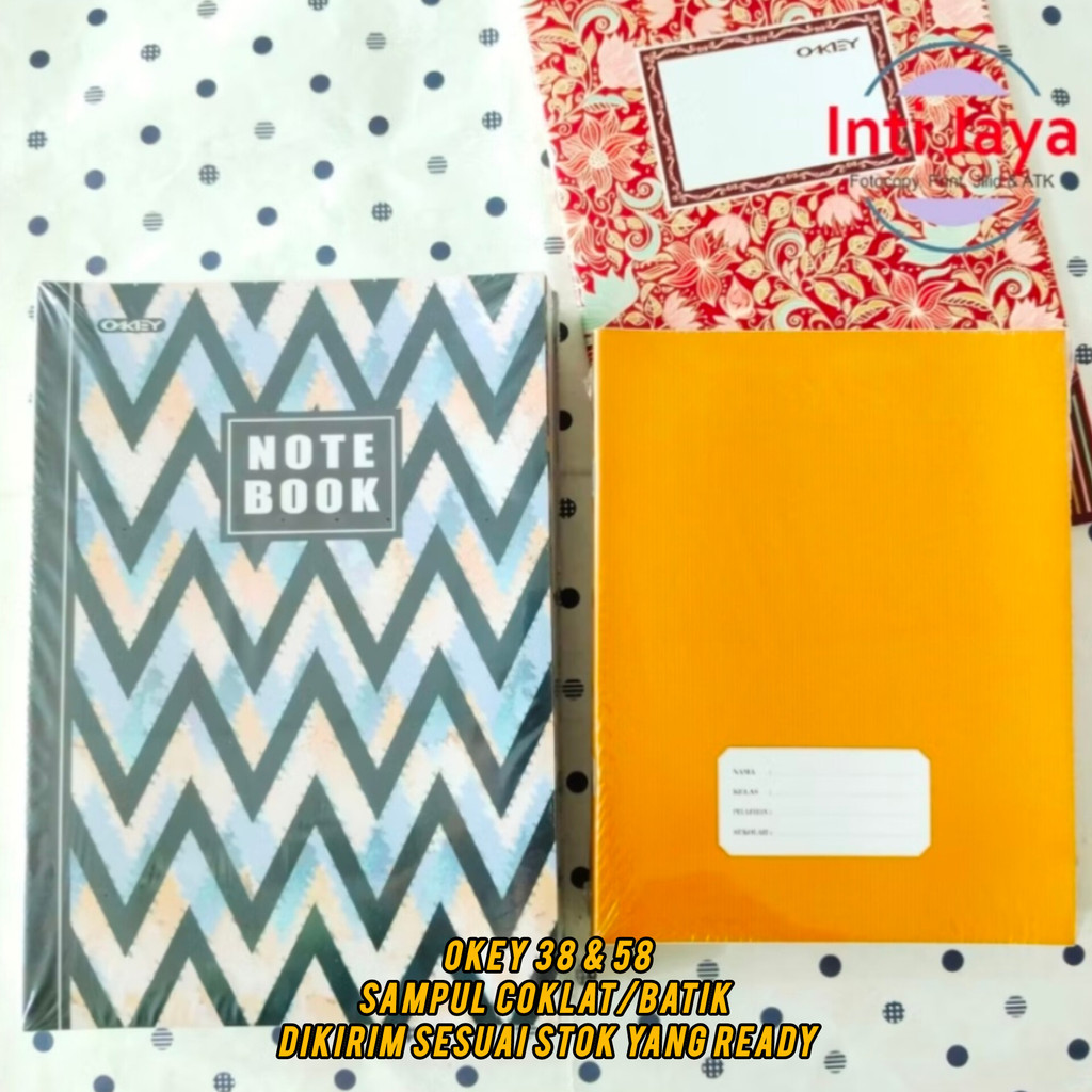 

Buku Tulis OKEY 1 Pak