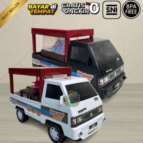 KIDZ - [GRATIS ONGKIR ] Mobil Pick Up  Tahu Bulat Sotong Terbaru Murah Berkualitas Warna Putih Hitam