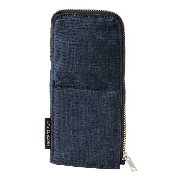 

NEW LIMITED EDITION !!! KOKUYO NEOCRITZ FLAT BIZ Pencil Case. F-VBF165 - Biru