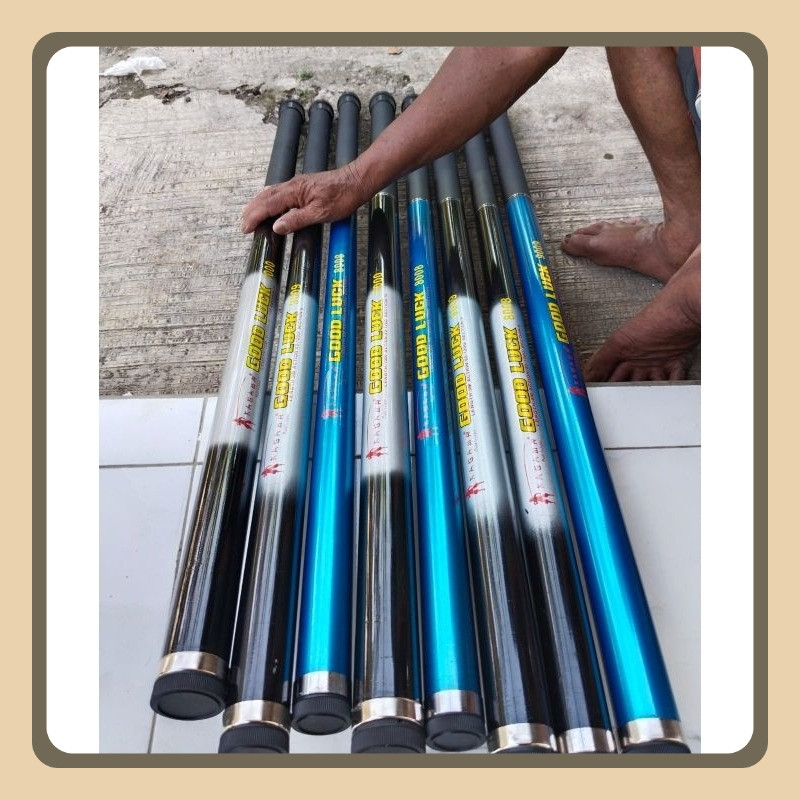 Tongkat Bendera 8 meter, Joran Tegek Pancing kuat Tongkat Bendera Sholawat