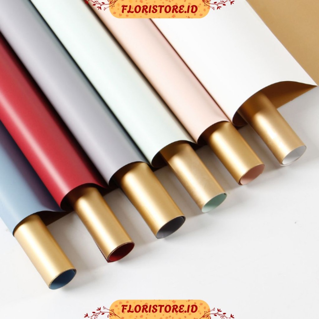 

BI GOLD PAPER / CELLOPHANE / FLORIST PAPER / KERTAS BUKET BUNGA / WRAPPING WRAPPER