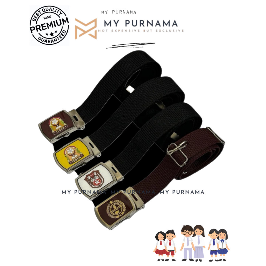 

TERBARU Ikat Pinggang/Gesper/Sabuk Sekolah SD/SMP/SMA/PRAMUKA Bahan Halus Premiun Pilihan - My Purnama