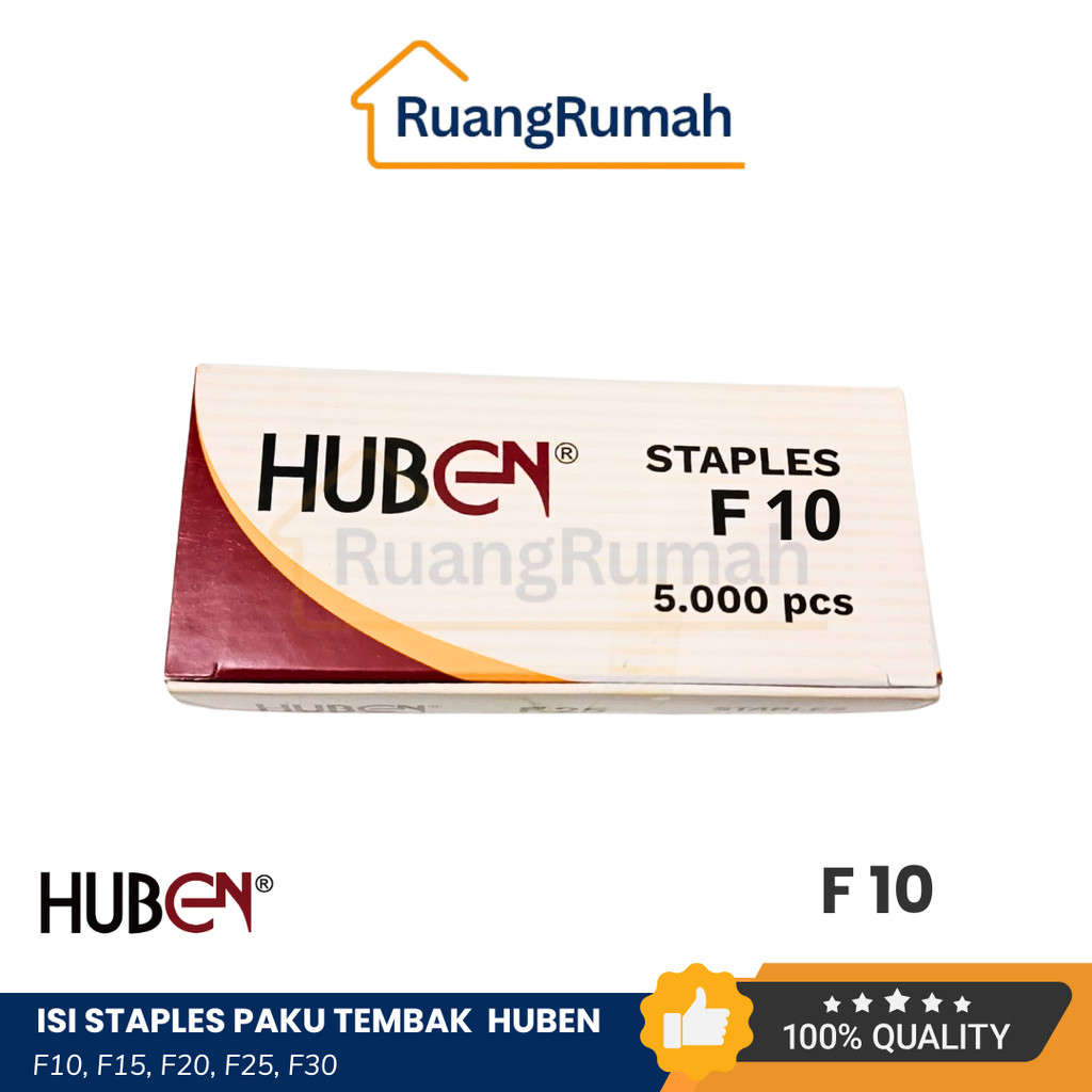 

(Grosir) HUBEN Isi Staples Mesin Tembak Angin F10 Tajam Kuat