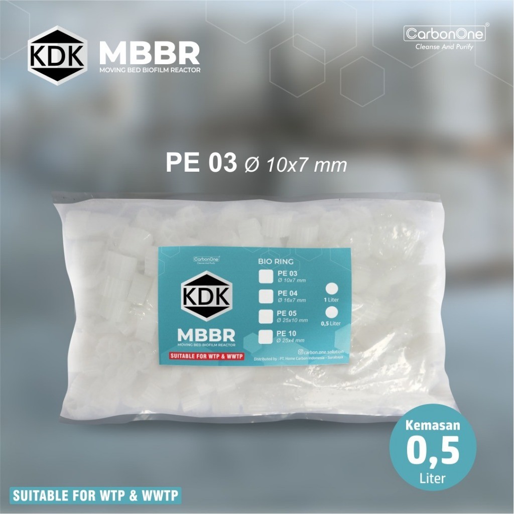 MBBR K1 filter kolam ikan/rumah bakteri/mbbr micro mini | MBBR PE 3
