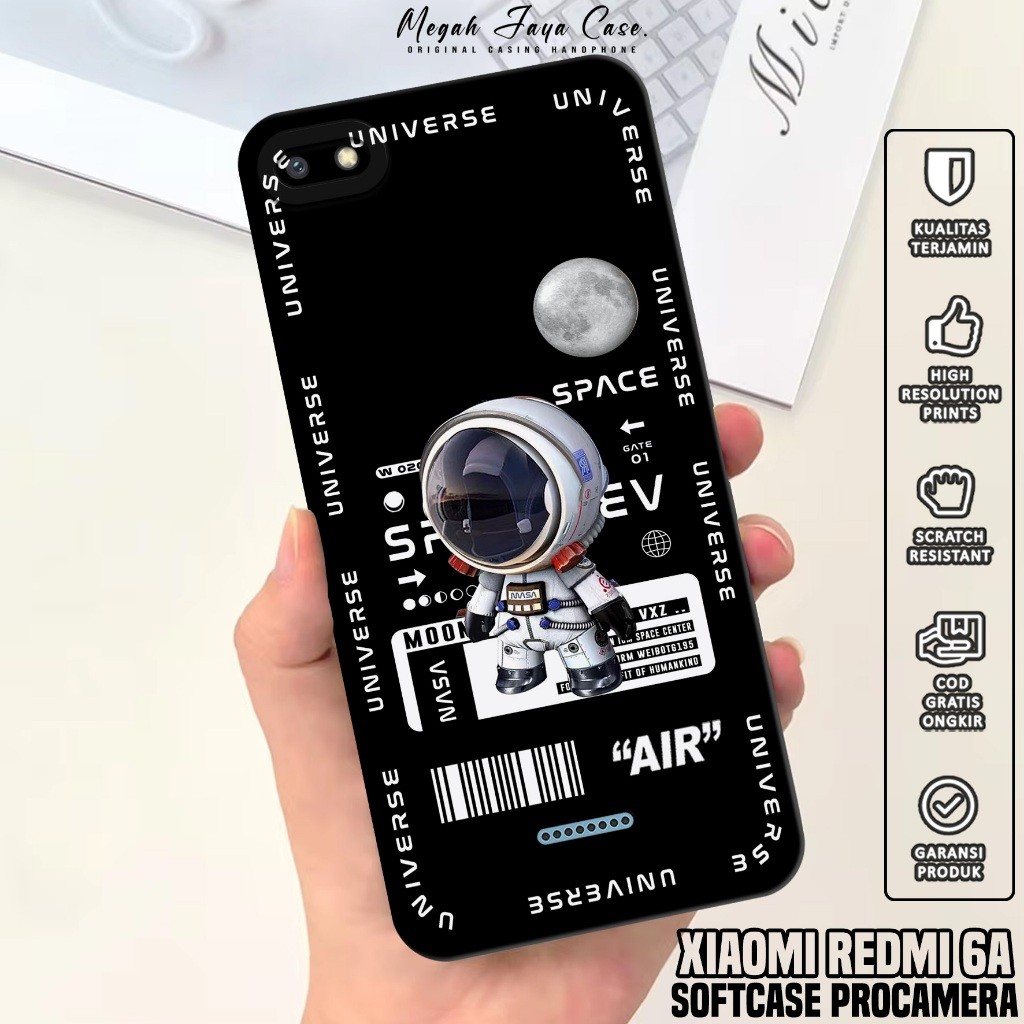 Case Hp Xiaomi Redmi 6A - Softcase Xiaomi Redmi 6A Motif PLNT - Casing Hp Xiaomi Redmi 6A - Silikon 