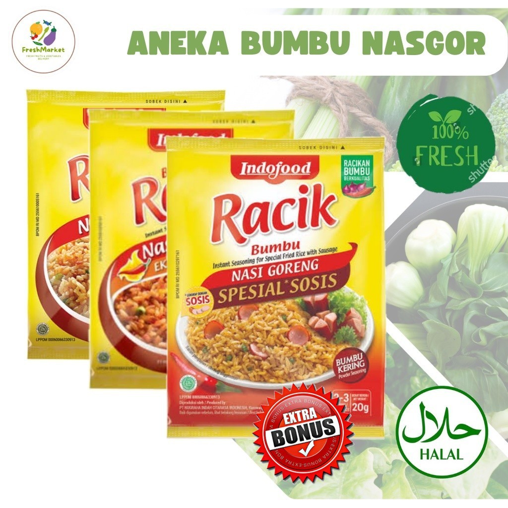 

Bumbu Racik Instant Nasi Goreng Original 1 Sachet Sayurinstant