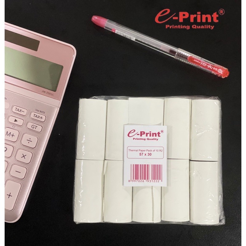 

[EPRINT] THEMPER THERMAL PAPER ROLL 57x30 (10pcs) | KERTAS STRUK KASIR OTANI | BLUEPRINT