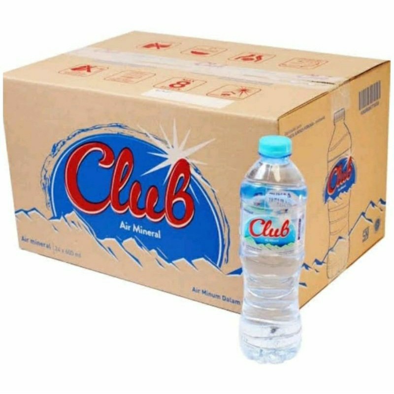 

Club 600 ml | Air Mineral Kemasan Botol CLUB tanggung 1 Dos 24 Botol INSTAN saja
