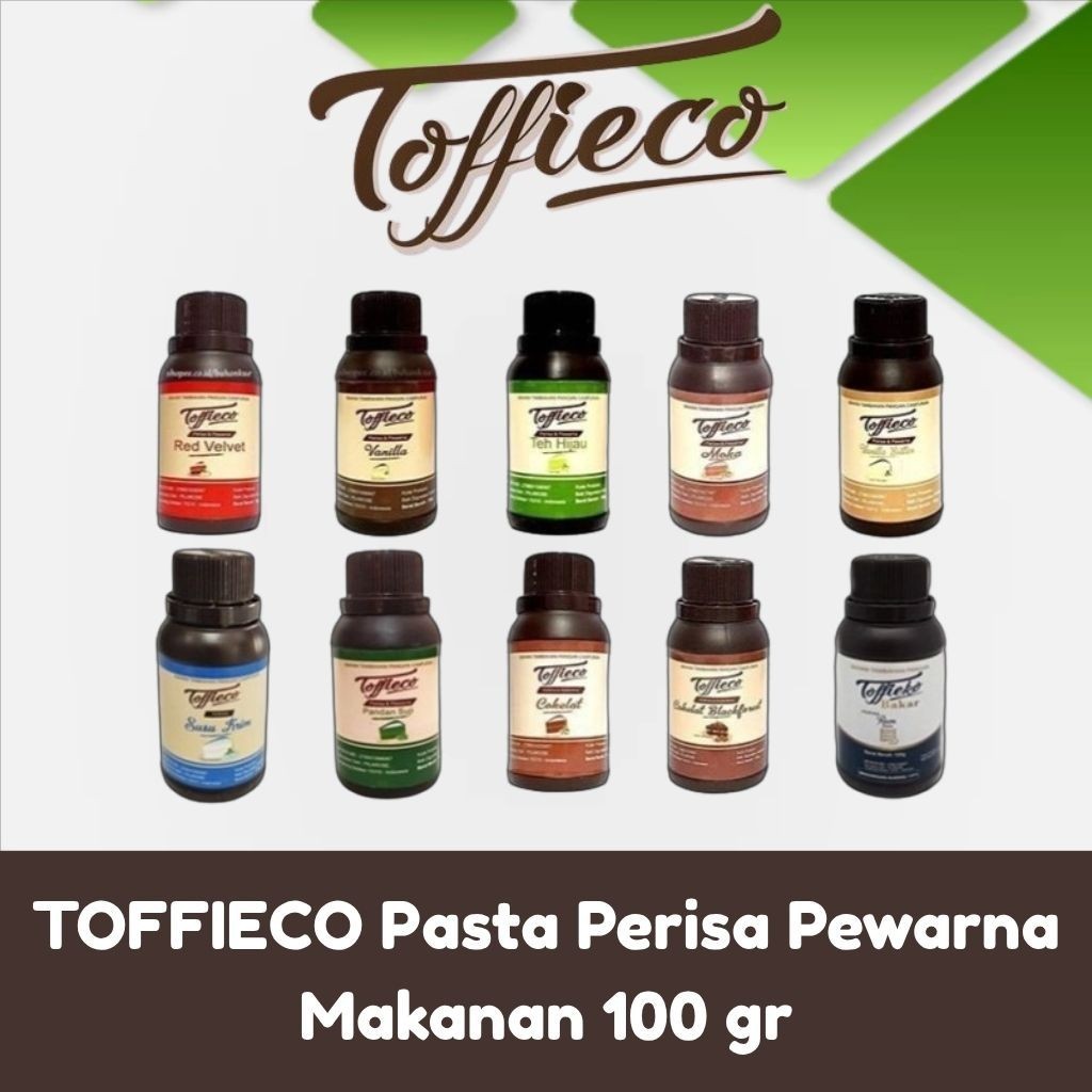 

✨ TOMOTOSTORE ✨TOFFIECO Pasta Perisa Pewarna Makanan 100 gr