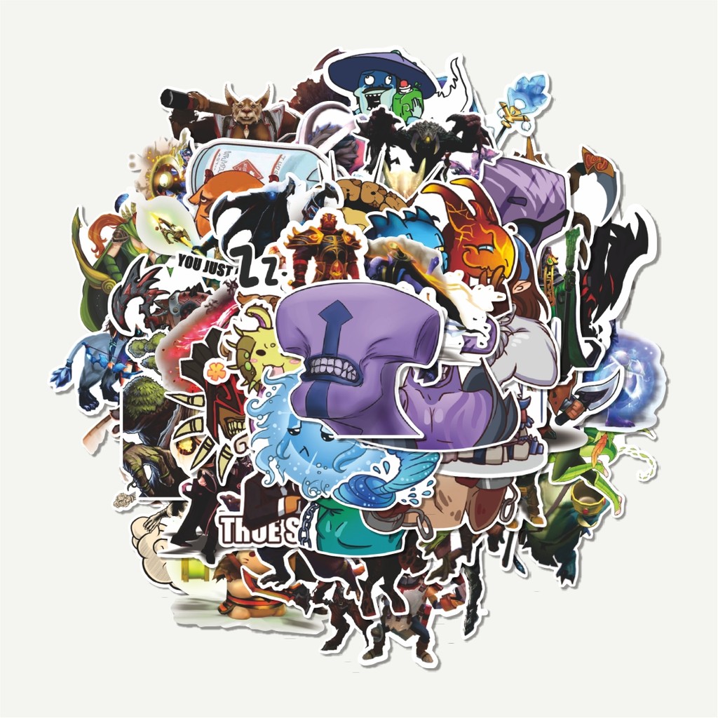 

Sticker Pack Stiker Defend Of The Ancient - DOTA Series 4 | Sticker TUMBLR | Stiker LAPTOP KOPER HELM