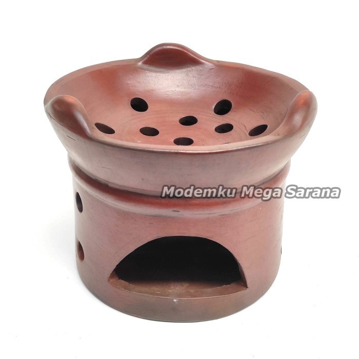 Pawon Gerabah | Anglo Tanah Liat Gerabah Anglo Arang Areng Alat Masak Tradisional Diameter 22 cm