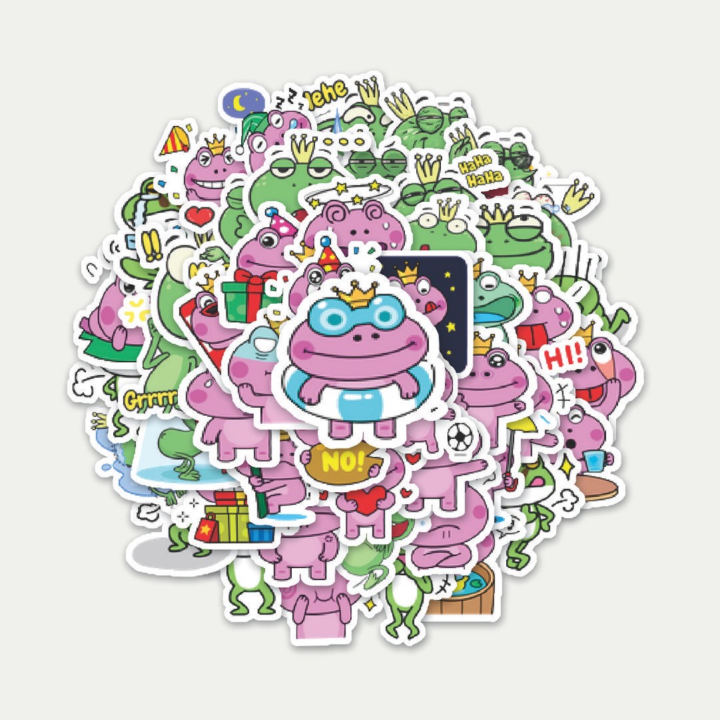 

Sticker Pack Stiker Kawaii Frog Series D [Katak] | Sticker TUMBLR | Stiker LAPTOP KOPER HELM