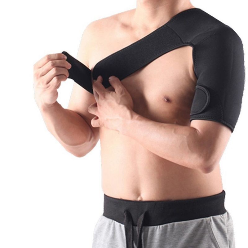 Shoulder Support Brace Cedera Bahu Adjustable Penyangga Bahu Alat Terapi Bahu Cedera Olahraga Brace