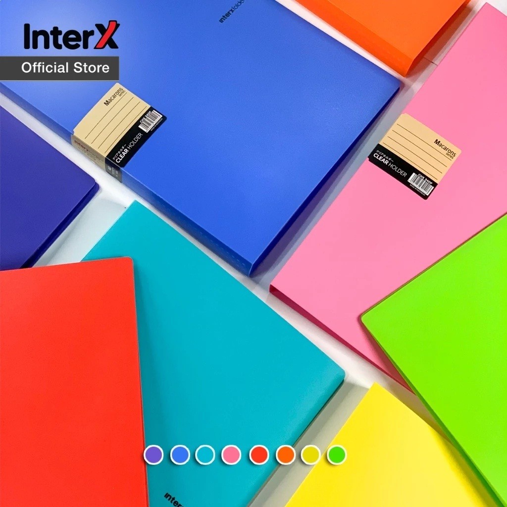 

Interx Clear Holder/document keeper Macarons Series