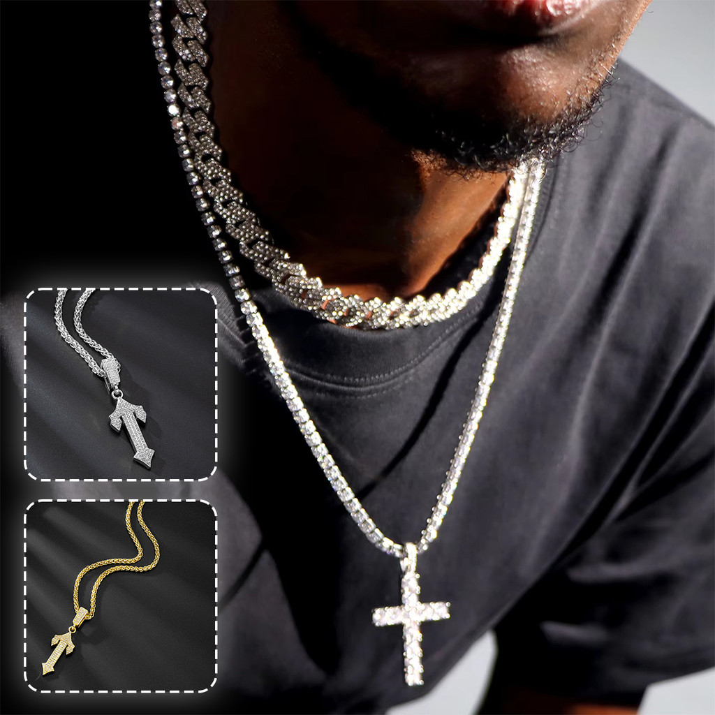 kalung salib /kalung salib silver anti karat /kalung salib titanium anti karat /kalung pedang salib 