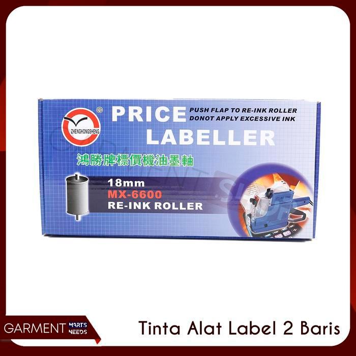 

[Barang Baru] PROMO Tinta Alat Label Harga 18 mm untuk Price Labeller 2 Baris MX 6600 toner - 18 mm Paling Laris