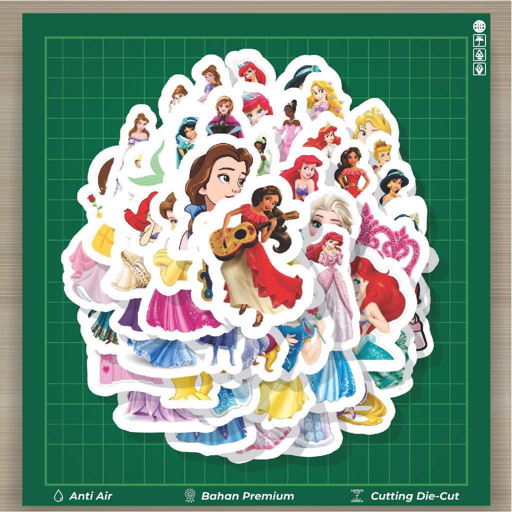 

HOT 50 PCS STIKER Stiker Princess Disney Stiker Fashion Cars Decal Dingin Kartu Album Custom Vinyl Anti Air- Sticker Aesthetic Buku Journal Koper Casing HP Tablet Laptop Helm Motor Botol Minum