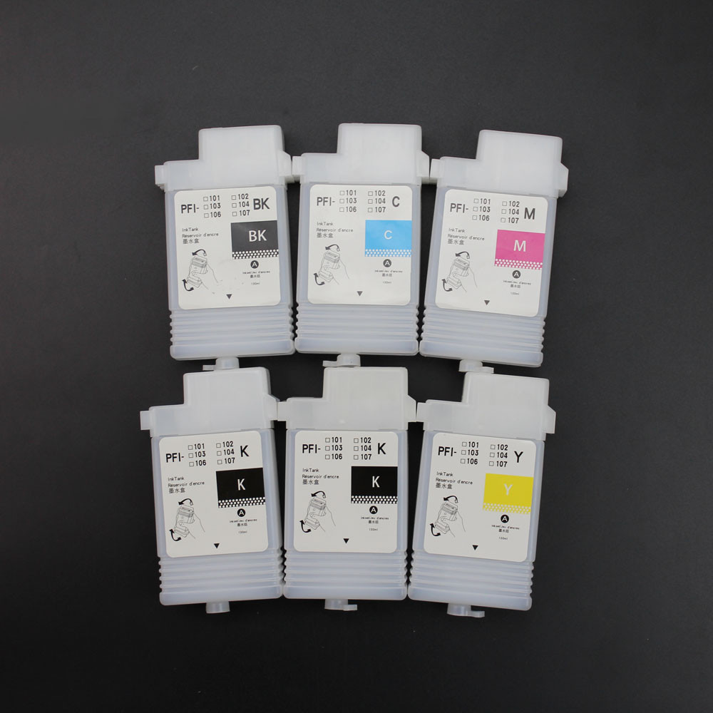 PFI-102 PFI102 Refillable Ink Cartridges For Canon iPF650 iPF655 iPF750 iPF755 iPF760 iPF765 printer