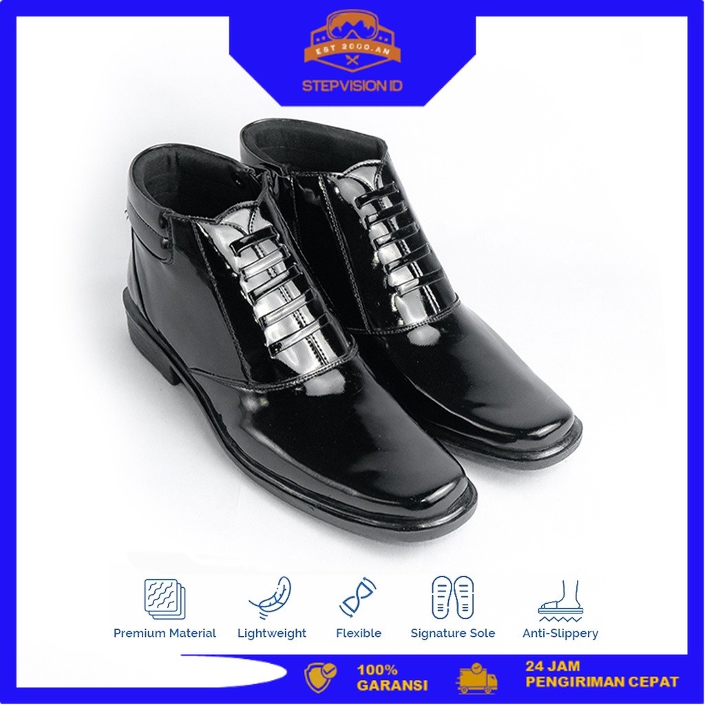 Sepatu Pantofel PDH Kilap Pria - Sepatu Pantofel Kilap - Sepatu Pantopel Pria SL 02 [StepVision ID]