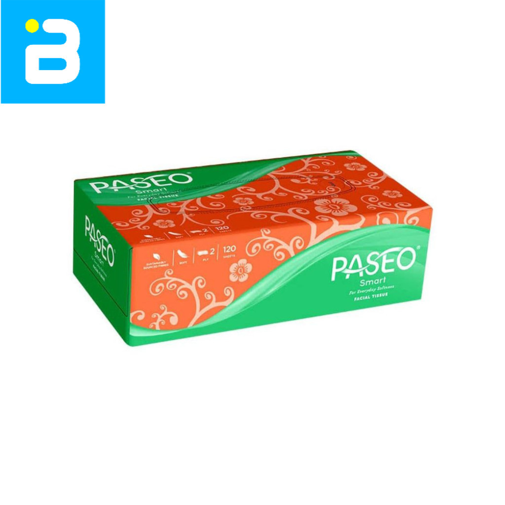Tisu Paseo Smart Facial Box 120s