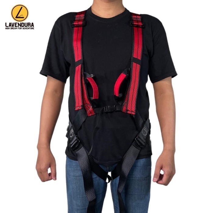 TOM Full Body Harness Safety Outdoor Climbing