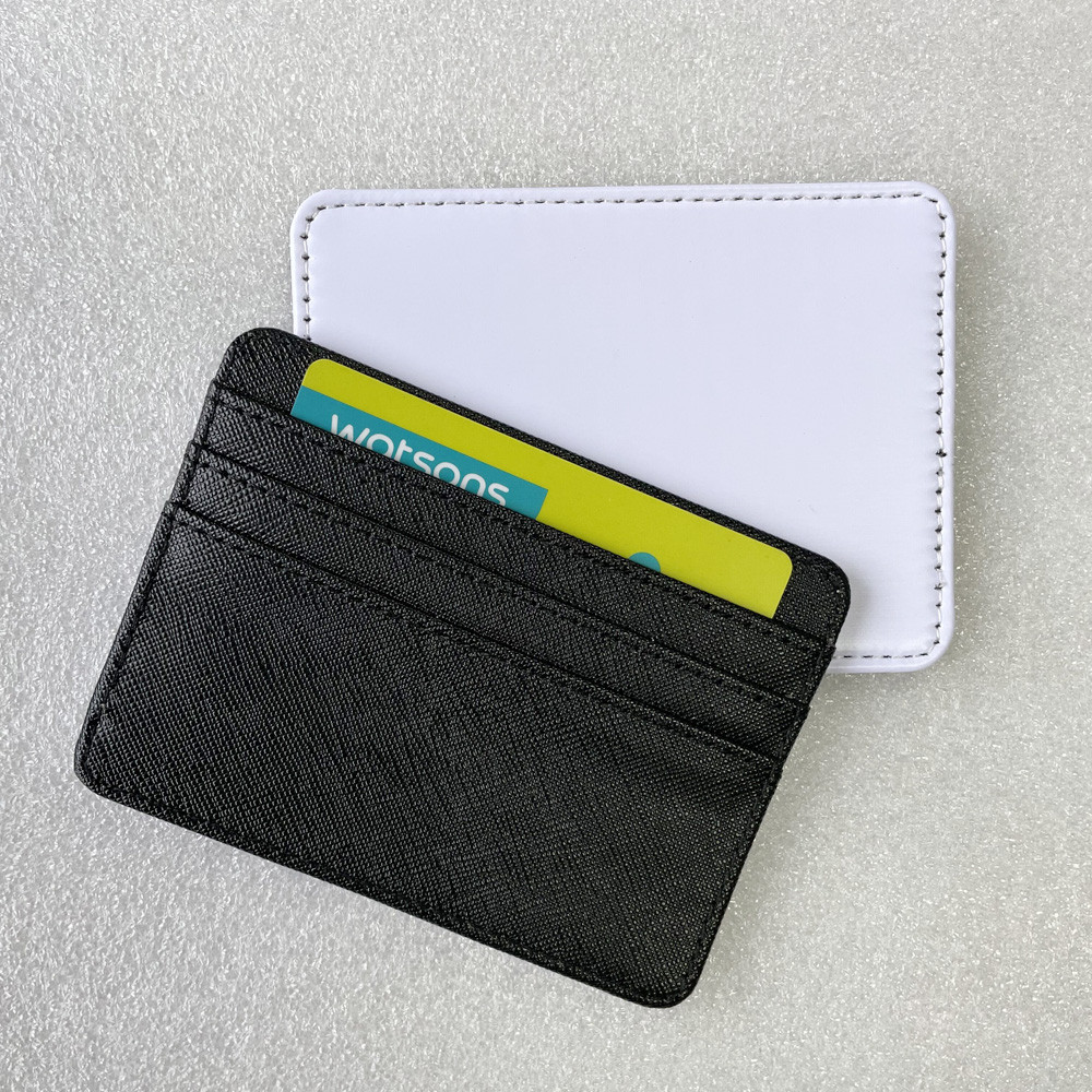 

blank name card case with 3 card slot sublimation print custom made card case 10 pieces / lot