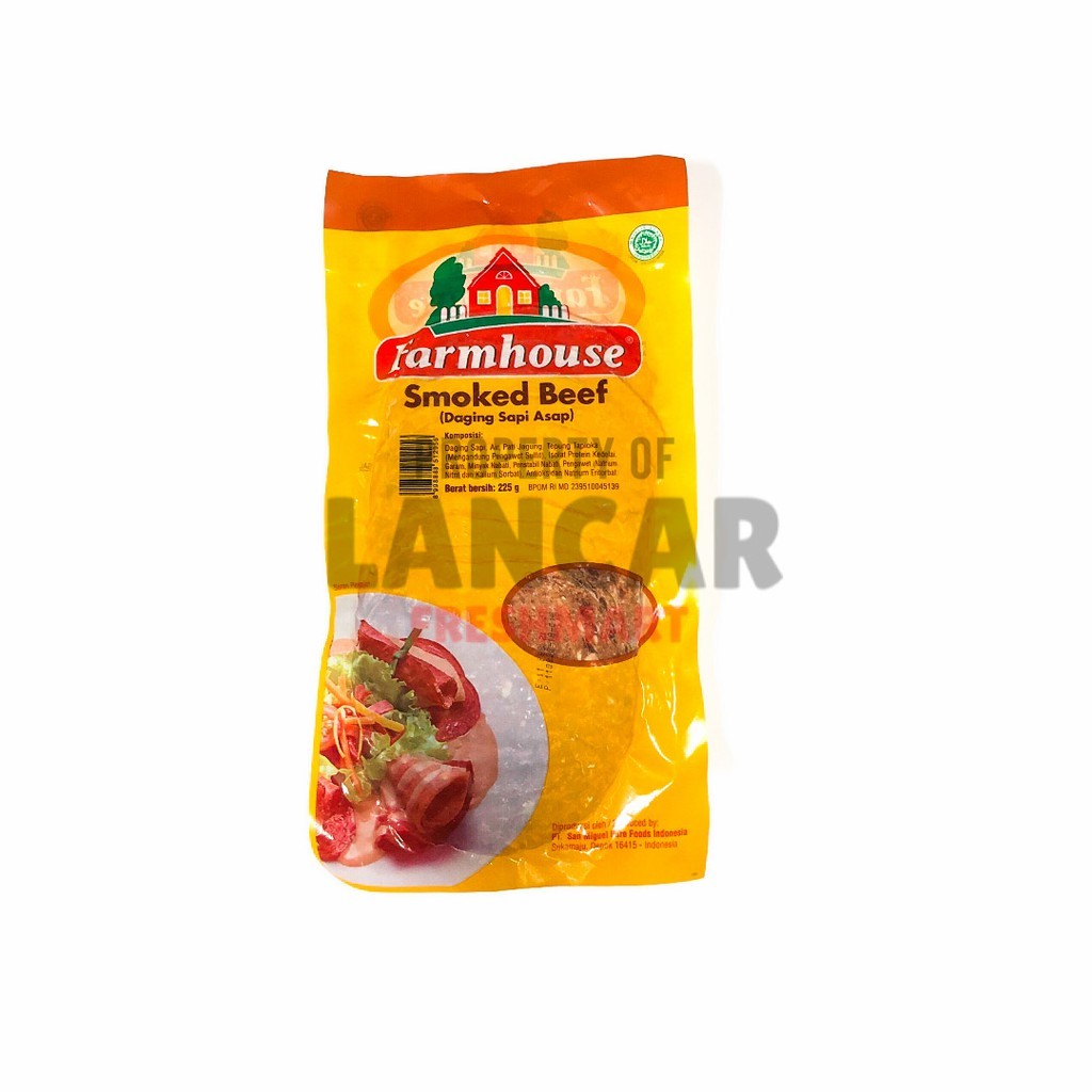 FARMHOUSE SMOKED BEEF 225GR