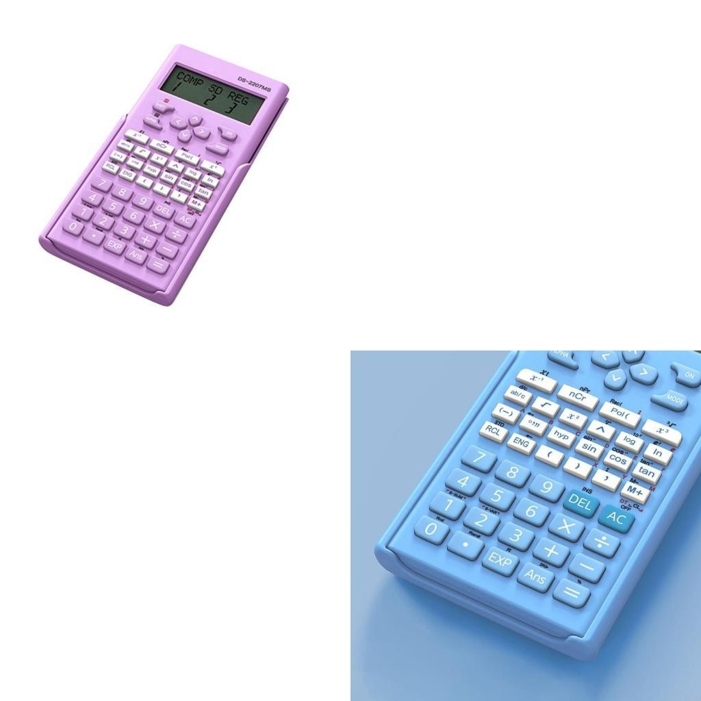 

Scientific Calculator Two-Line Display l Students Function Calculators and Portable for School and Business