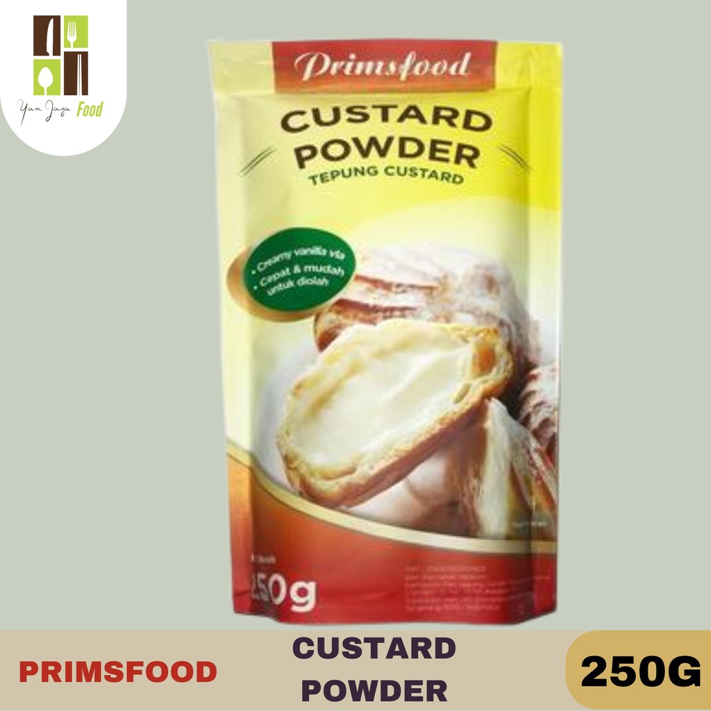 

Primsfood Custard Powder Kemasan 250g / Custard Powder / Tepung Custard