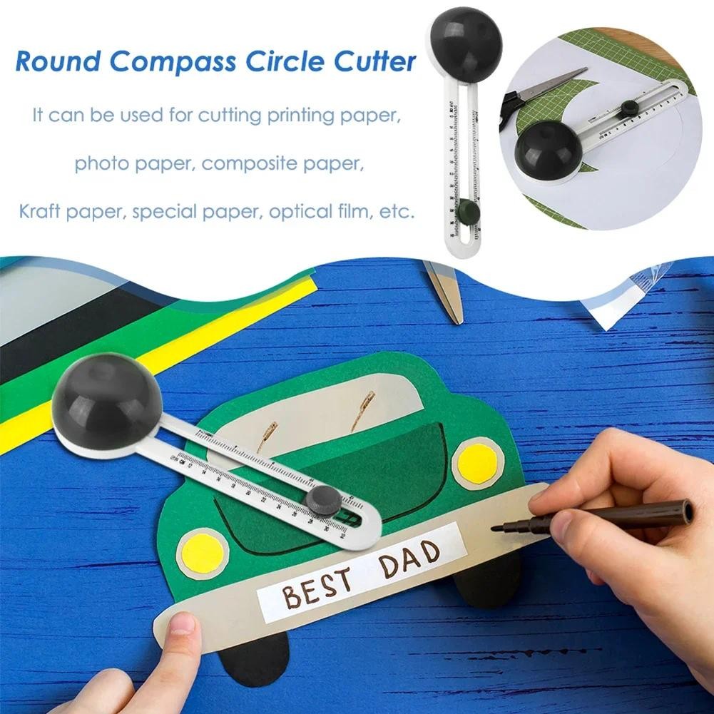 

Circular Cutter Making Arts Round Paper-Cutting Tool Handicraft Craft Supplies Family School for Hand Account Greeting Card