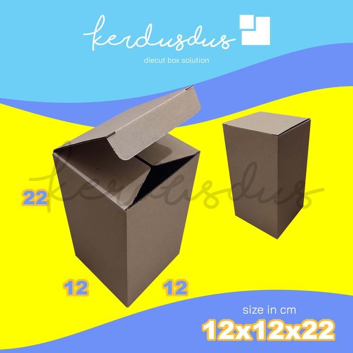 

12x12x22 cm kardus carton box diecut pizza kue packing packaging