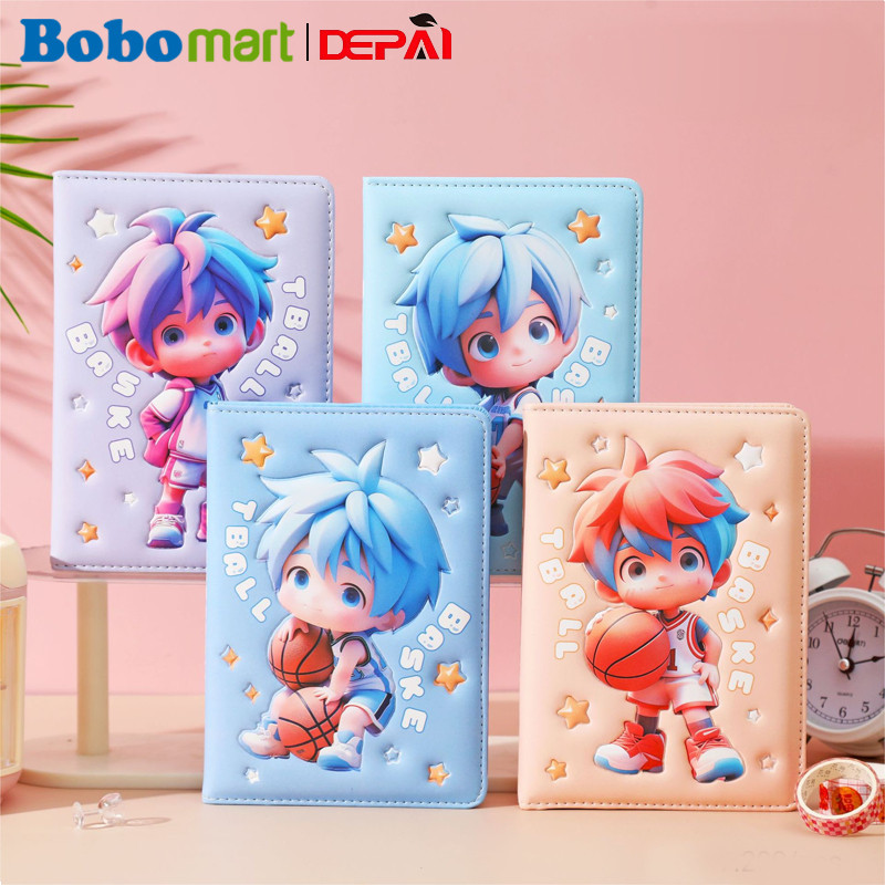 

BOBOMART 1PCS NOTEBOOK SPIRAL SERIES 50K-DP1022 132 LEMBAR CUTE BUKU TULIS KARAKTER LUCU DIARY