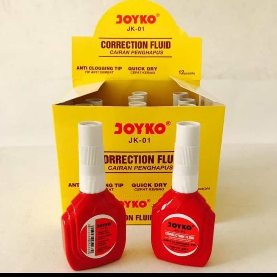 

Tipex Joyko JK-01 Correction Tape | Joyko JK01 Tape Koreksi | 1 pack 12 pcs