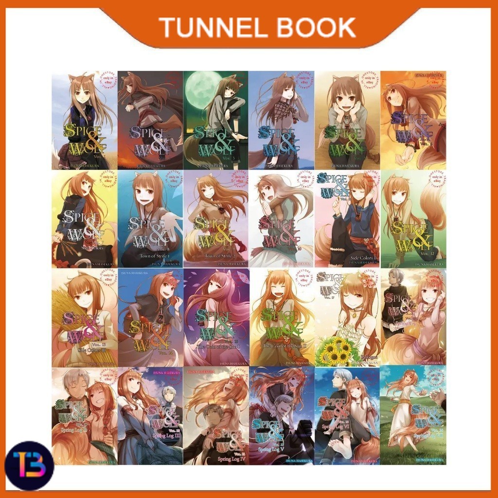 Spice and Wolf (light novel) (24 book series) - TunnelBook