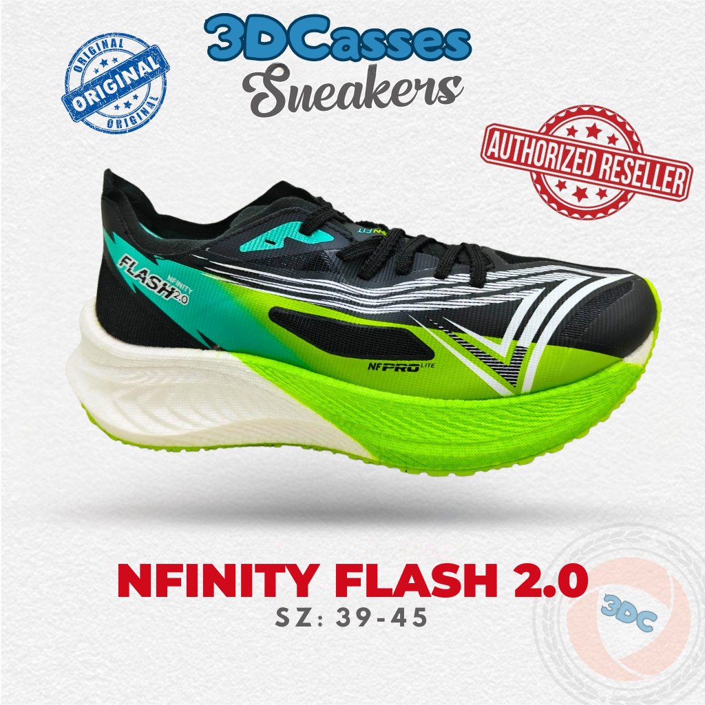 Ardiles Nfinity Flash 2.0 - Sepatu Running/Olah Raga Pria Dewasa Ardiles Original