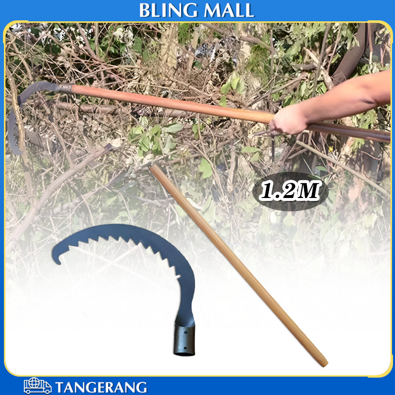 Sabit Untuk Kebun Bergerigi Baja Mangan Sabit Kebun ‌Bergerigi Baja Pelat Tebal Dan Kokoh Pengelasan