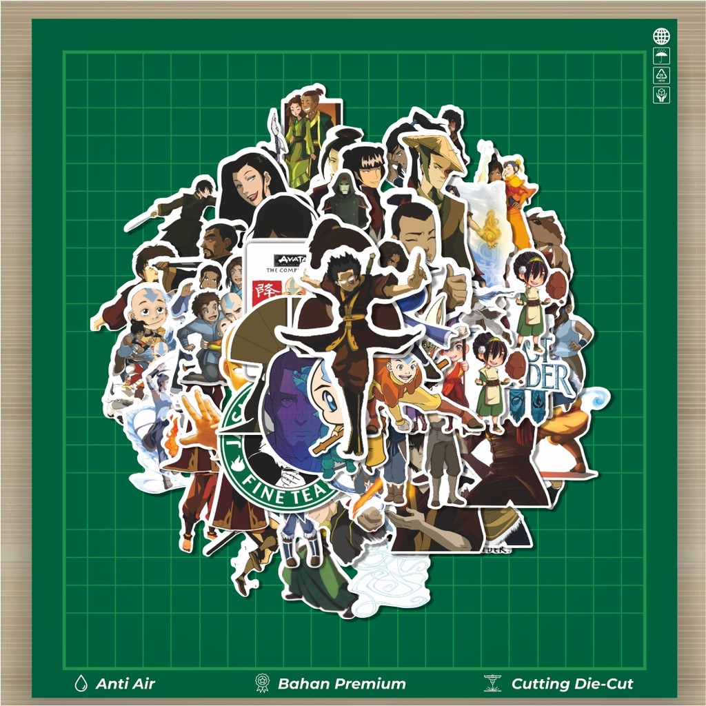 

HOT 50 PCS STIKER Stiker Nickelodeon Series Avatar Bender Character Mix 3 Stiker Fashion Cars Decal Dingin Kartu Album Custom Vinyl Anti Air- Sticker Aesthetic Buku Journal Koper Casing HP Tablet Laptop Helm Motor Botol Minum