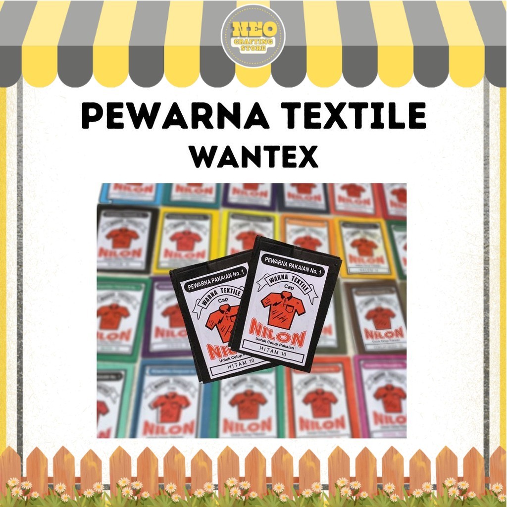 Wantex Cap NILON | Wantex Pewarna Pakaian | Wantex Pewarna Textile | Wantex Pewarna Kain | Pewarna B