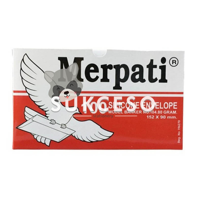 

Kiky Merpati Amplop Putih Polos 104 (152x90mm) Silicone
