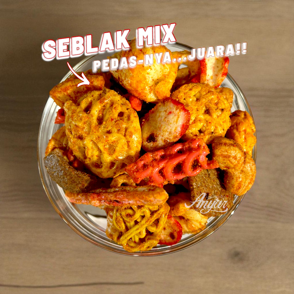 

Kerupuk Seblak Mix | Kerupuk Seblak Campur Viral Pedas Daun Jeruk