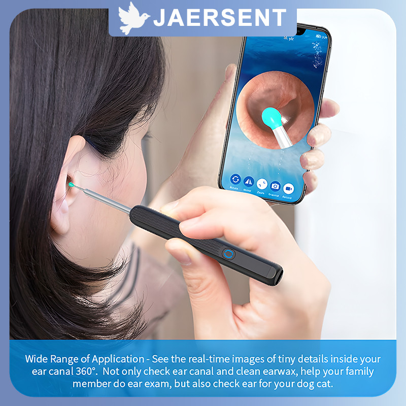 Pembersih telinga bayi korek kuping LED kamera WiFi hp korek kuping bayi pembersih kuping smart