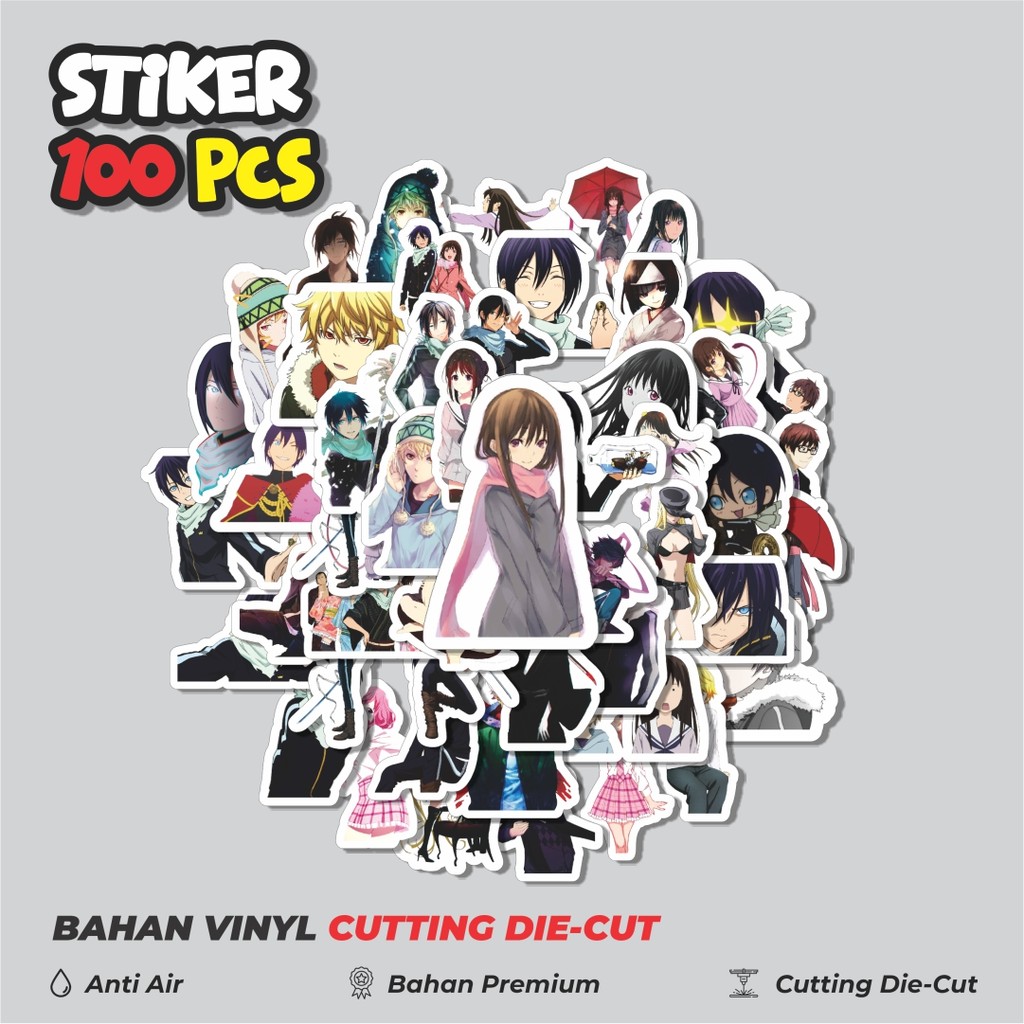 

Terbaru! 50 pcs Stiker Anime Series Noragami Character Mix 2 Dekorasi Lucu Kreatif untuk Notebook, Skateboard, HP