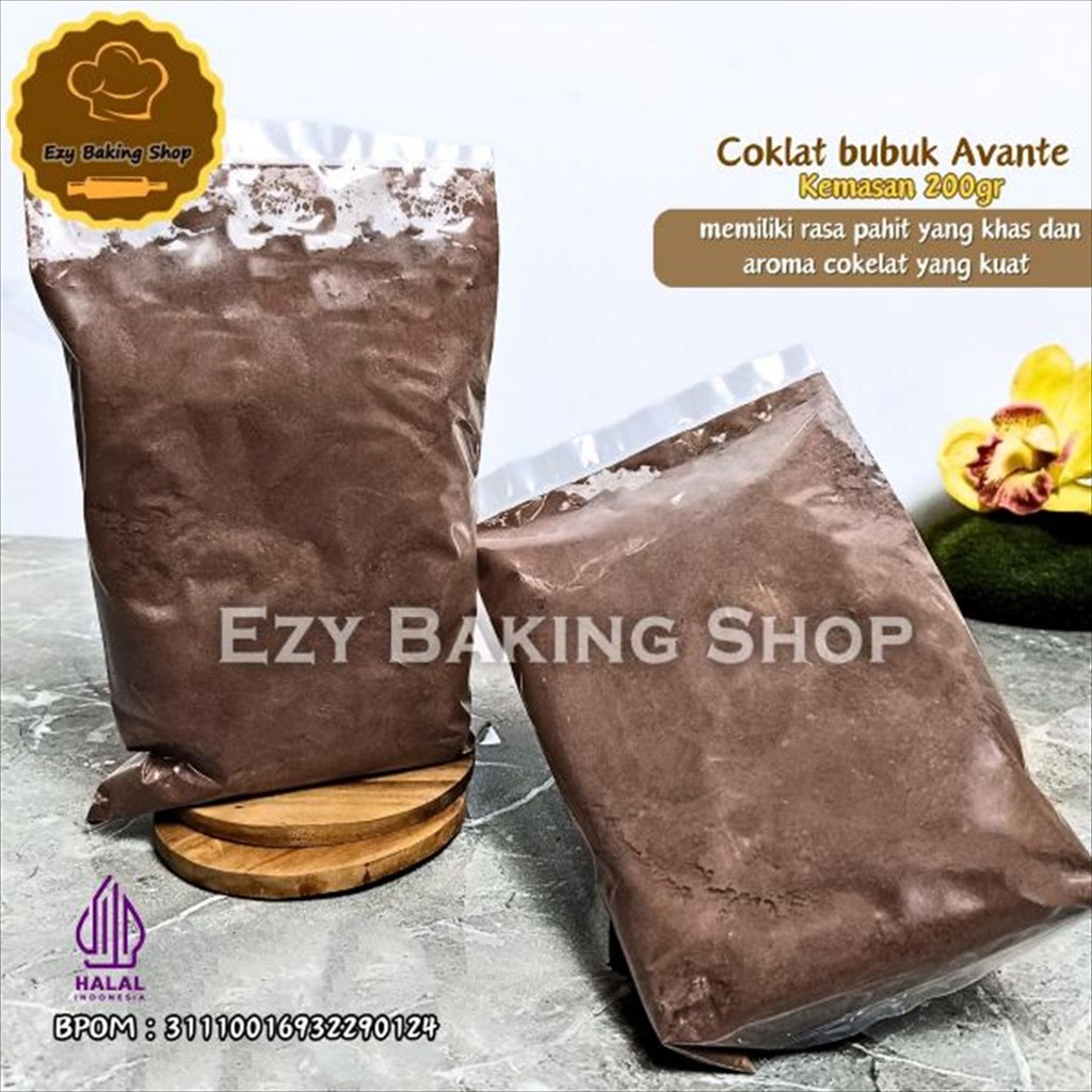 

AVANTE Coklat Bubuk 200gr - Cokelat Powder Queen Anna 22-24% (isi sama dengan bensdrop)