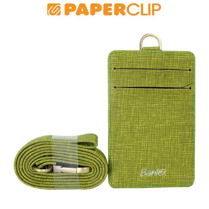

Promo ID CARD BANTEX LEATHER 8869 PORTRAIT + LANYARD 65 LIME